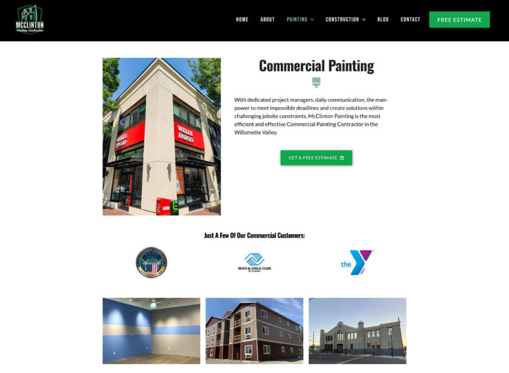 McClinton Painting commercial painting services