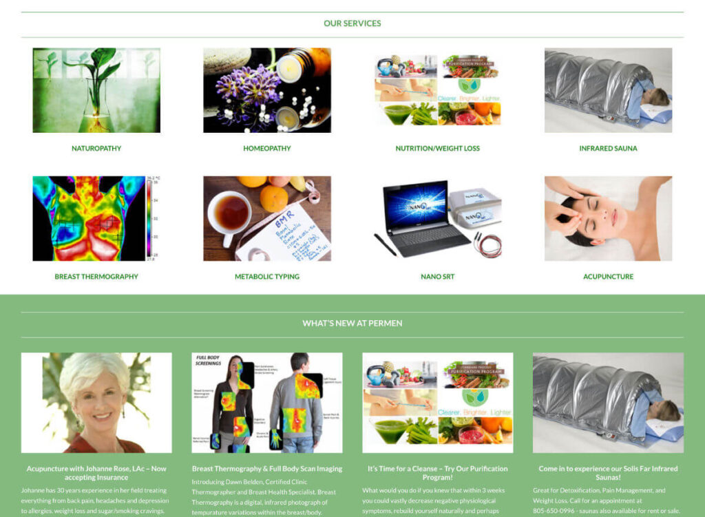 Permen Naturopathic Health & Wellness Center - Our Services section